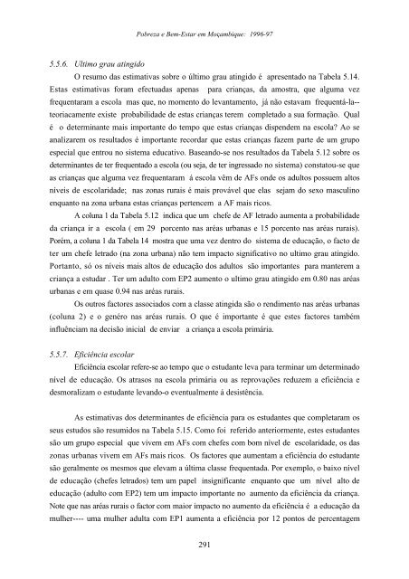 Pobreza e Bem-Estar em Moçambique - International Food Policy ...