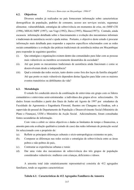 Pobreza e Bem-Estar em Moçambique - International Food Policy ...