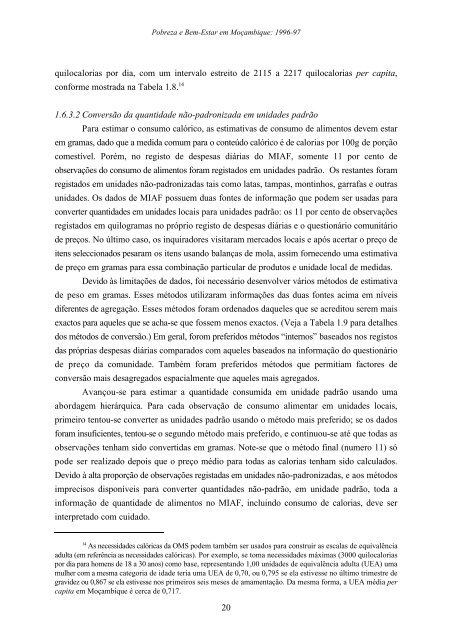 Pobreza e Bem-Estar em Moçambique - International Food Policy ...