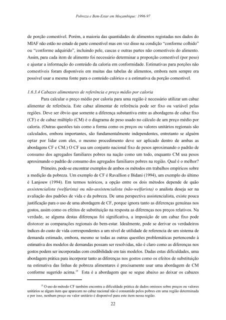 Pobreza e Bem-Estar em Moçambique - International Food Policy ...