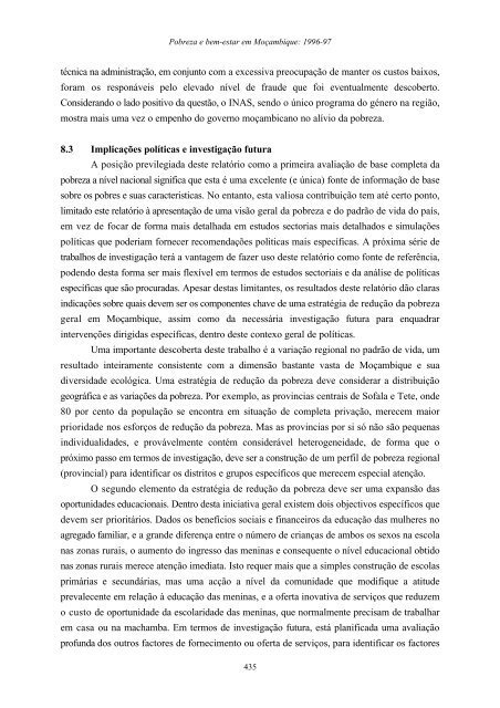 Pobreza e Bem-Estar em Moçambique - International Food Policy ...