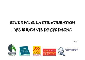 Etude sur la structuration des irrigants - Pyrénées Cerdagne