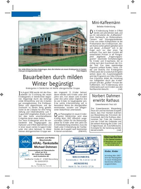 Ausgabe als PDF herunterladen - Gewerbeverein Wassenberg eV