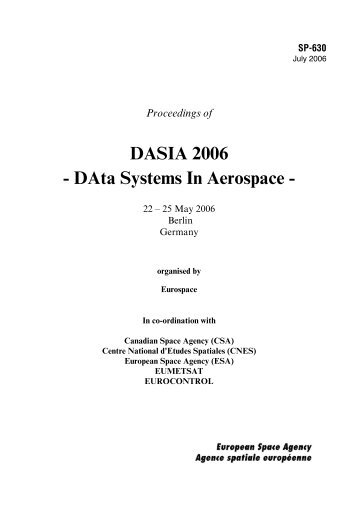 DASIA 2006 - DAta Systems In Aerospace - - ESA