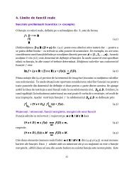 4. Limite de functii reale