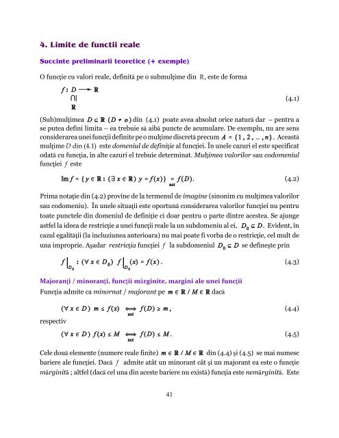 4. Limite de functii reale