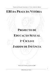 Projecto Educação Sexual 1º ciclo e Jardim de Infância