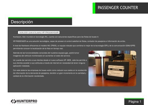 PASSENGER COUNTER Descripción - Localizadores de Vehiculos ...