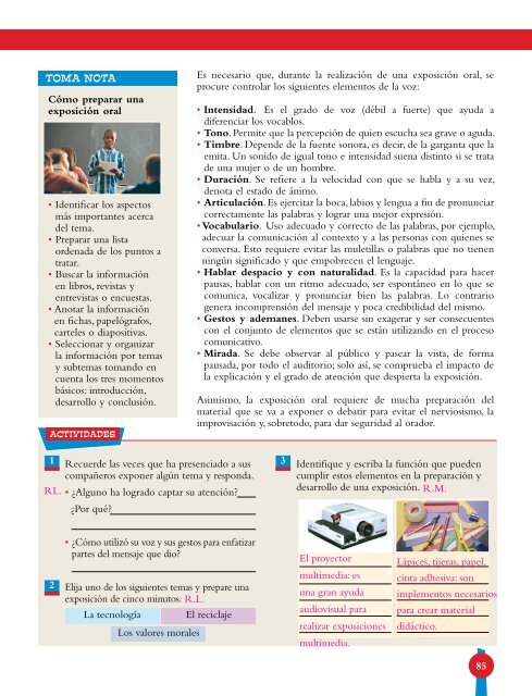 Libro de Texto Español 7 (Docente) - Secretaría de Educación
