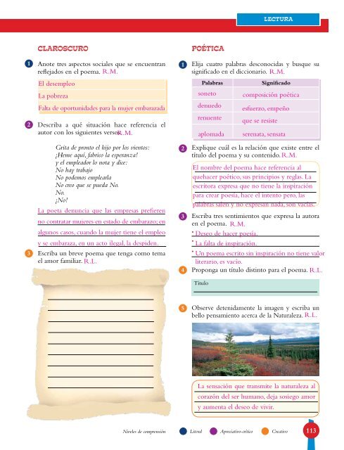 Libro de Texto Español 7 (Docente) - Secretaría de Educación