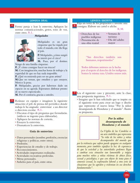 Libro de Texto Español 7 (Docente) - Secretaría de Educación