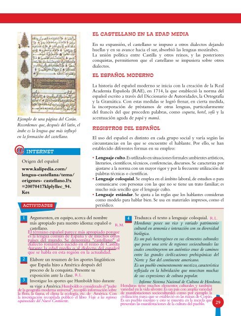 Libro de Texto Español 7 (Docente) - Secretaría de Educación