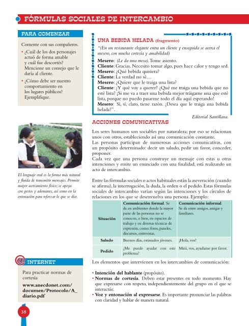 Libro de Texto Español 7 (Docente) - Secretaría de Educación