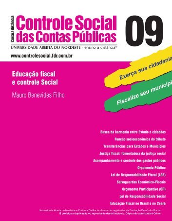 Educação fiscal e controle Social - TCM-CE