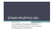 Estatus epilèptico presentaciòn - Hospital de Pediatría SAMIC 