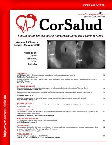 Revista de las Enfermedades Cardiovasculares del Centro de