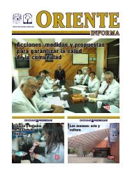 Acciones, medidas y propuestas para garantizar la ... - CCH Oriente