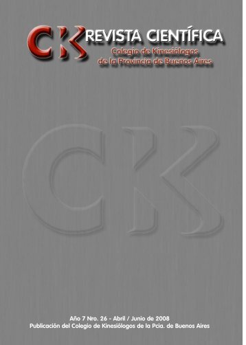 Revista Kinesiologos 26 - Colegio de Kinesiólogos de la Provincia ...