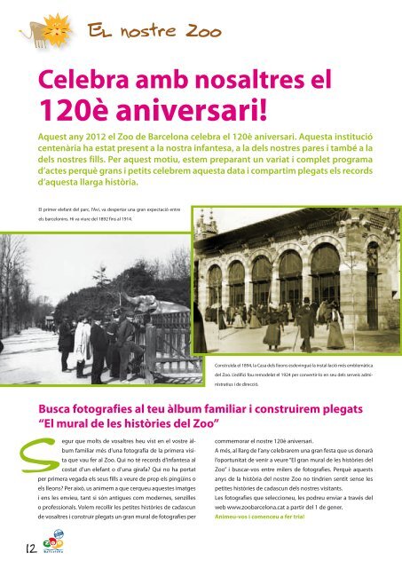 1892-2012 120è Aniversari del Zoo