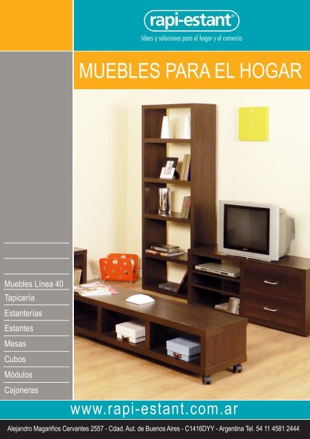Catálogo Muebles rapi-estant