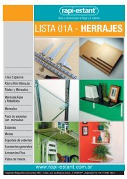 Catálogo Herrajes - Rapi-Estant