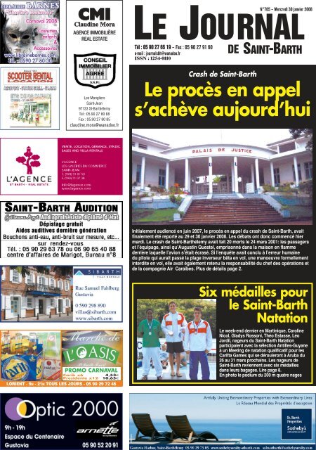 numéro 765 - Journal de Saint Barth