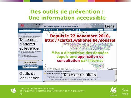 Les outils WebGIS au service de la prévention des risques liés au ...