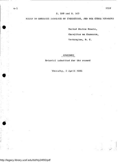 unifrib oktttrs ocnMir - Legacy Tobacco Documents Library