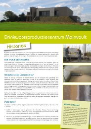 Drinkwaterproductiecentrum Mainvault Historiek - Water-link