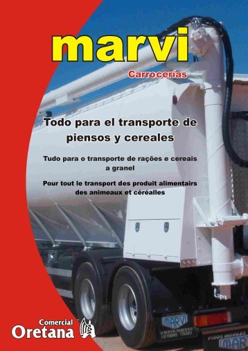 Todo para el transporte de piensos y cereales - Celula Digital