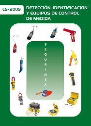 Detección, identificación y equipos de control de Medida