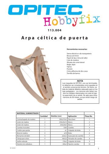 113.004 Arpa céltica de puerta