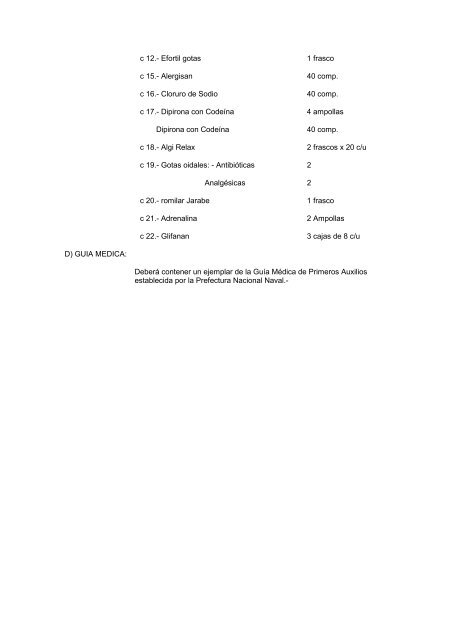 Disposicion Maritima 17 - Armada Nacional