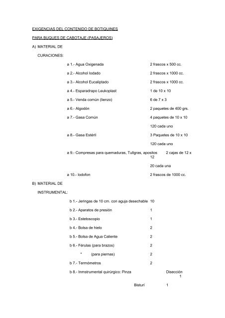 Disposicion Maritima 17 - Armada Nacional