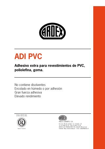 ADI PVC - Ardex