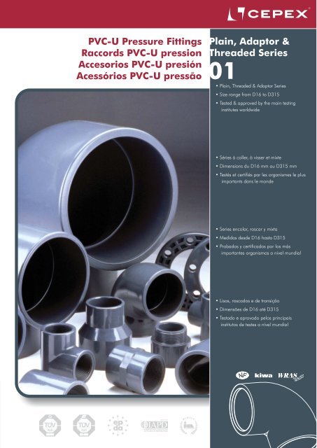 Accesorios PVC-U presión Cepex - Poolaria