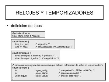 Tema 5: Tipos y funciones tiempo y señales