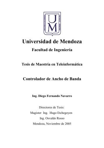 Controlador de Ancho de Banda - Universidad de Mendoza