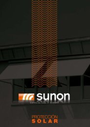 Descargar catálogo de protección solar - Sunon
