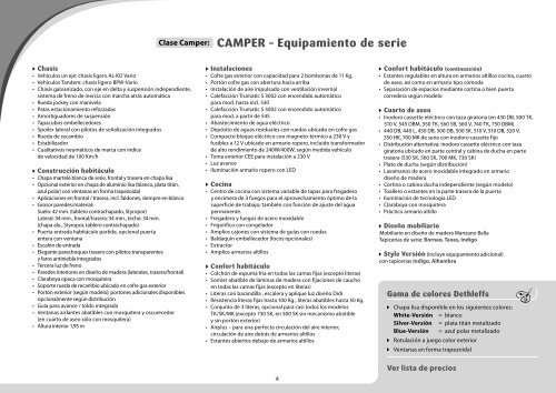 Datos técnicos Caravanas 2012 (4,0 MB) - Dethleffs