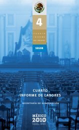 0 cuarto informe de labores - Secretaría de Gobernación