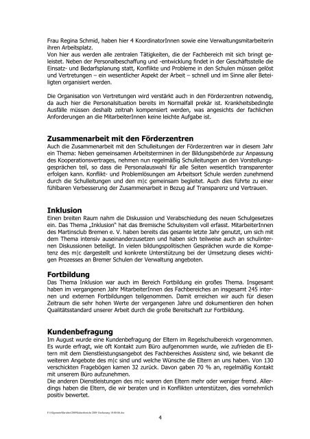 Jahresbericht 2009 Entfassung 10-08-06 - Martinsclub Bremen e.V.