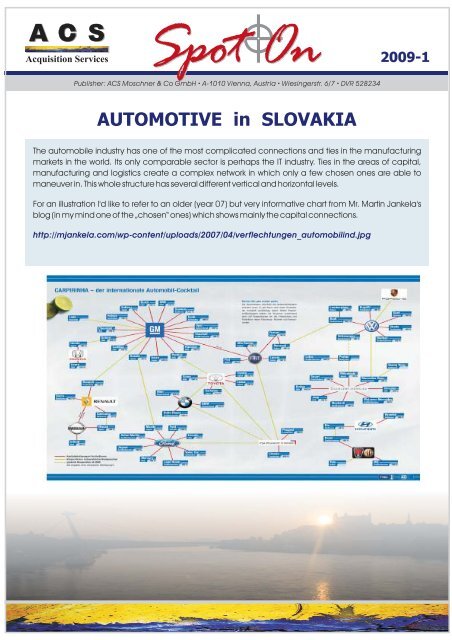 AUTOMOTIVE in SLOVAKIA - ACS Vienna