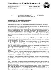 Bericht MV 06.03.2009 - Maschinenring Ulm-Heidenheim e.V.
