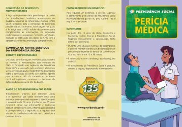 Perícia Médica - Ministério da Previdência Social