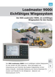 Loadmaster 9000i Eichfähiges Wiegesystem - RDS Technology ...