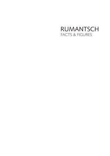 Facts and Figures rumantsch - Lia Rumantscha