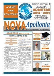 listă cărți - Universitatea &quot;Apollonia&quot; din Iasi