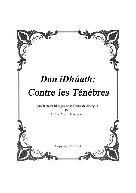 Version bilingue Sindarin - Français (PDF 248 Ko) - Ambar Eldaron