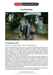 Les Choristes French - Film Education